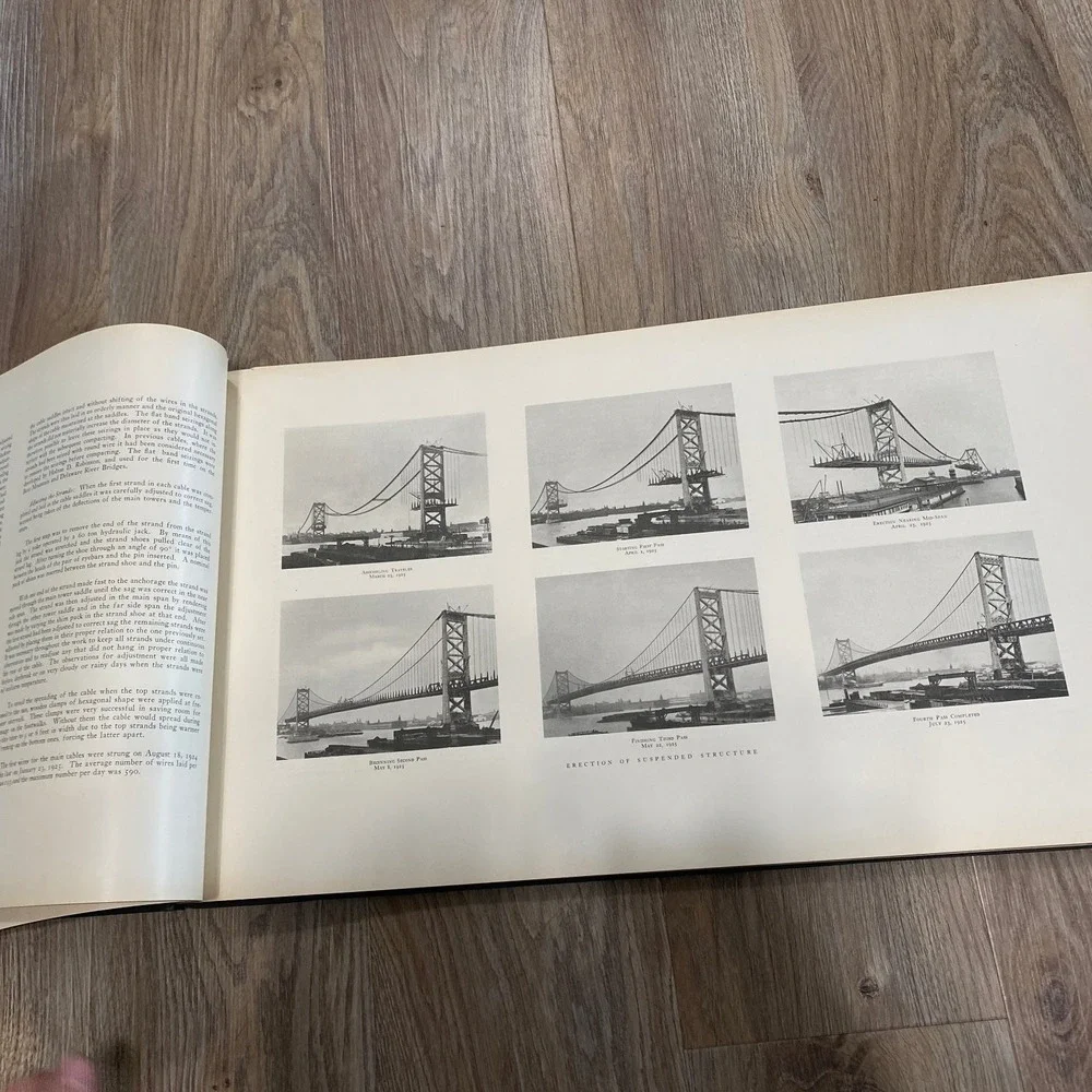 Delaware River Bridge Final Report 1927 Philadelphia Camden Engineering History